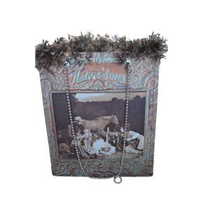 Handmade OOAK Funky Tote Brown Loggins & Messina Native Sons Album Cover